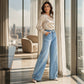 👖 LIMITED-TIME 50% OFF! ✨Women's High-Waist Wide-Leg Jeans