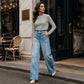 👖 LIMITED-TIME 50% OFF! ✨Women's High-Waist Wide-Leg Jeans