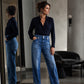 👖 LIMITED-TIME 50% OFF! ✨Women's High-Waist Wide-Leg Jeans