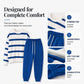 Women's Striped Sweatshirt & Jogger Pants Set
