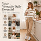 Women's Striped Sweatshirt & Jogger Pants Set