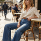 Women's High-Waist Wide-Leg Denim Jeans