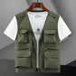 Men's Outdoor Breathable Multi-Pocket Vest