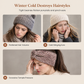 Women Winter Warm Knitted Ear Warmer Headband Wide Floral Hair Accessory