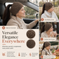 Women Winter Warm Knitted Ear Warmer Headband Wide Floral Hair Accessory