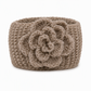 Women Winter Warm Knitted Ear Warmer Headband Wide Floral Hair Accessory