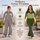 Women's Color-Block Zip-Front Top & Lounge Pants Set