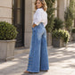 Women's Retro High-Waist Wide-Leg Jeans