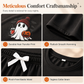 Womens Halloween Cartoon Pajama Set 3 Piece Loungewear with Short Sleeve Top Pants and Shorts