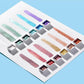 Glitter/Metallic Watercolor Set-36/48 Color