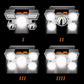 5 super bright LED team flashes
