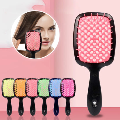 Hollow Out Hair Brush Scalp Massage Styling Combs
