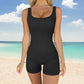Seamless Stretch Tummy Control Yoga Romper