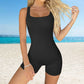 Seamless Stretch Tummy Control Yoga Romper