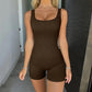 Seamless Stretch Tummy Control Yoga Romper
