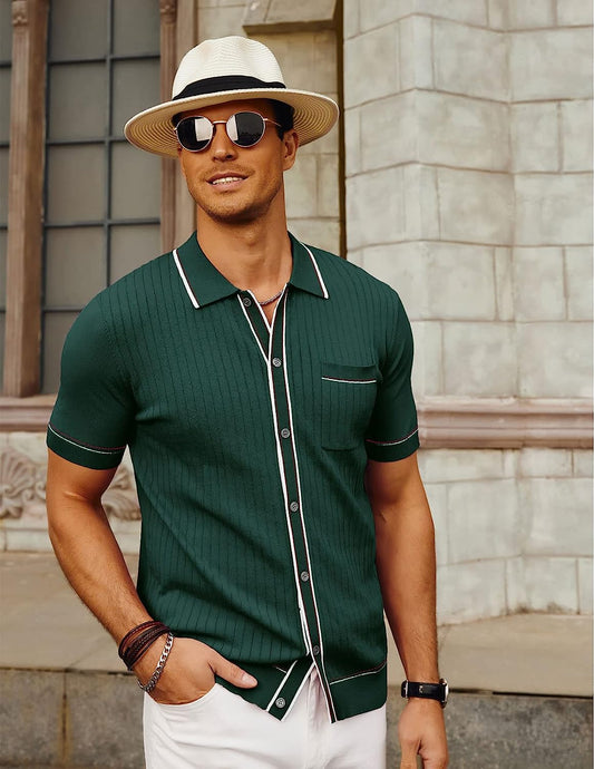 Men's Short Sleeve Knit Shirt