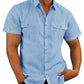 Stretch Short Sleeve Shirt with Pockets