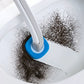 Disposable toilet brush with replacement head
