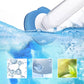 Disposable toilet brush with replacement head