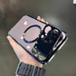 Metal Magneto Buckle Magnetic Invisible Bracket iPhone Case