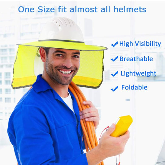 Hard Hat Sun Shield