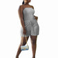 Strapless Pocket Smocked Tube Romper
