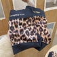 Sexy Leopard Print Seamless Ice Silk Panties