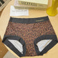 Sexy Leopard Print Seamless Ice Silk Panties