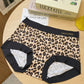 Sexy Leopard Print Seamless Ice Silk Panties