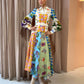 Retro Unique Graffiti Dress