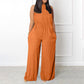 Women's Loose Sleeveless Jumpsuit Romper for Summer