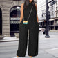 Women's Loose Sleeveless Jumpsuit Romper for Summer