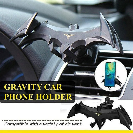 Bat gravity car phone mount