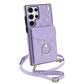 Accordion Leather Card Holder Crossbody Samsung Case