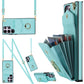 Accordion Leather Card Holder Crossbody Samsung Case