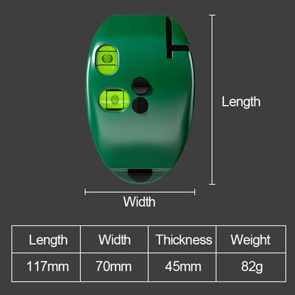 High Precision Infrared Right Angle Bubble Level