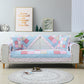 Vintage Flower Plaid Cotton Couch Cover