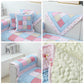 Vintage Flower Plaid Cotton Couch Cover