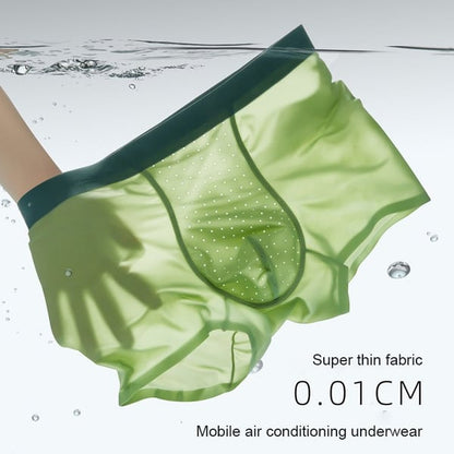Airy and cool ice silk underpants