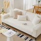 Cream Colour Berber Fleece Anti-Scratch Couch Cover