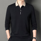 Men's Long Sleeve Lapel T-Shirt