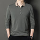 Men's Long Sleeve Lapel T-Shirt