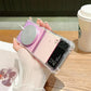 Magnetic Gradient Glitter Case Cover For Samsung Galaxy Flip4 Flip3 5G