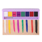 Water-Soluble Fluorescent Makeup Palette