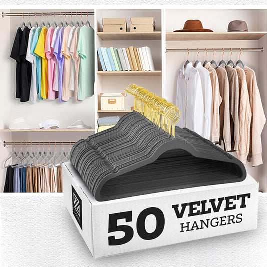 Velvet Non-Slip Hangers 10 Pack