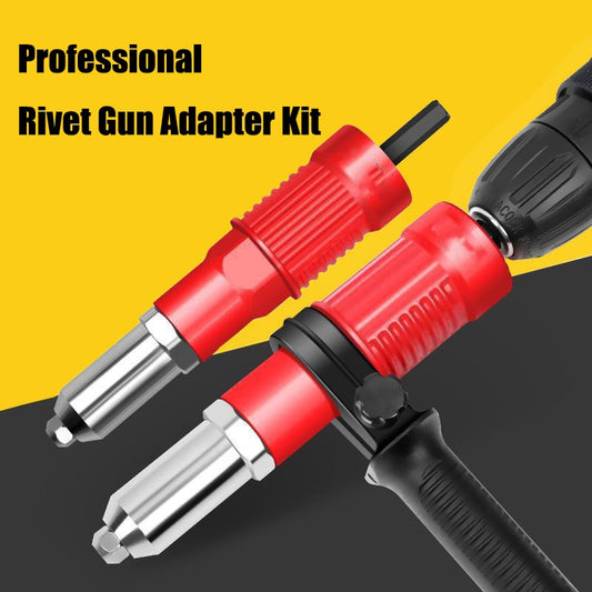 Professional Rivet Drill Head Adapter Kit