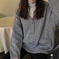 Slouchy Knitted Cardigan with Pockets