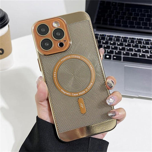 Electroplating Magnetic Heat Dissipation Case For  iPhone