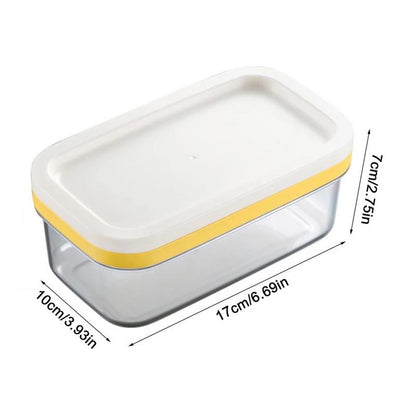 Butter box with lid butter tray | cutting mesh, rectangular kitchen airtight storage crisper