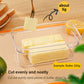 Butter box with lid butter tray | cutting mesh, rectangular kitchen airtight storage crisper